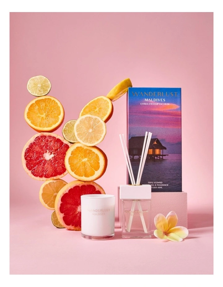 Wanderlust Diffuser & Candle Gift Pack Maldives image 3
