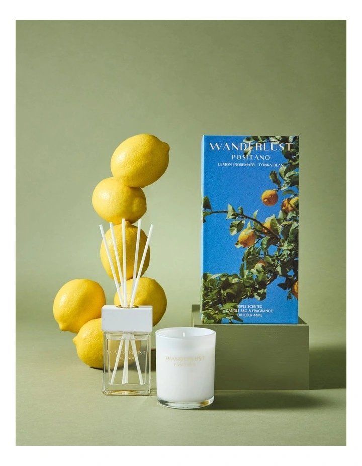Wanderlust Diffuser & Candle Gift Pack Positano image 3