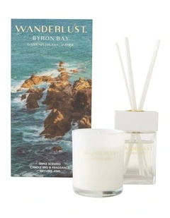 Byron Bay Wanderlust Diffuser And Candle Gift Pack 88g