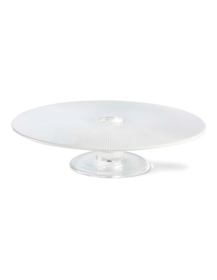 salt&pepper Quinn Cake Stand 28cm in Clear image 1