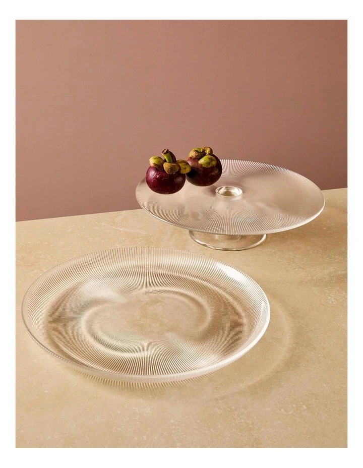 salt&pepper Quinn Cake Stand 28cm in Clear image 5