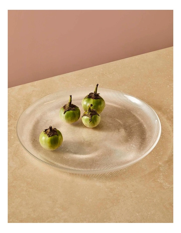 salt&pepper Quinn Round Platter 30cm in Clear image 6