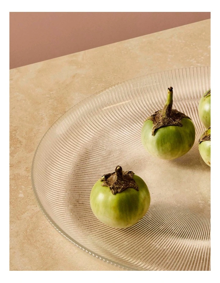 salt&pepper Quinn Round Platter 30cm in Clear image 7