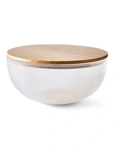 salt&pepper Quinn Salad Bowl With Lid 24cm in Clear