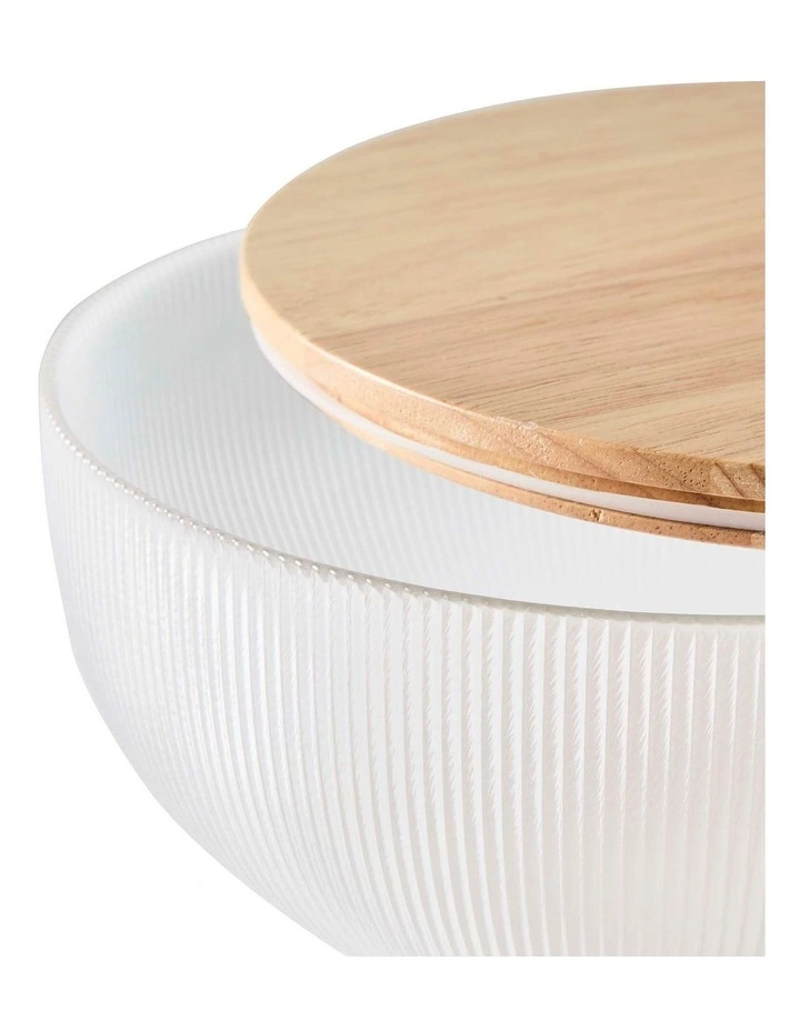 salt&pepper Quinn Salad Bowl With Lid 24cm in Clear image 2