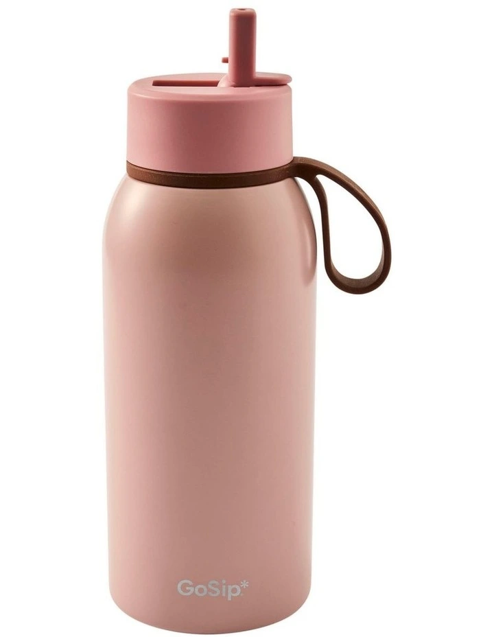 salt&pepper Gosip Ceramic Bottle 1L in Berry image 2
