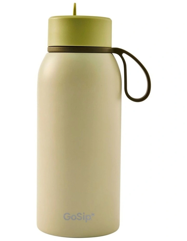 salt&pepper Gosip Ceramic Bottle 1L in Sage image 1