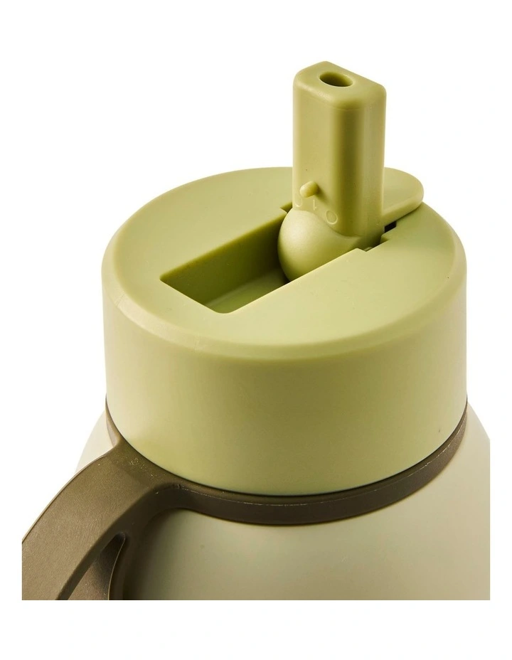 salt&pepper Gosip Ceramic Bottle 1L in Sage image 4