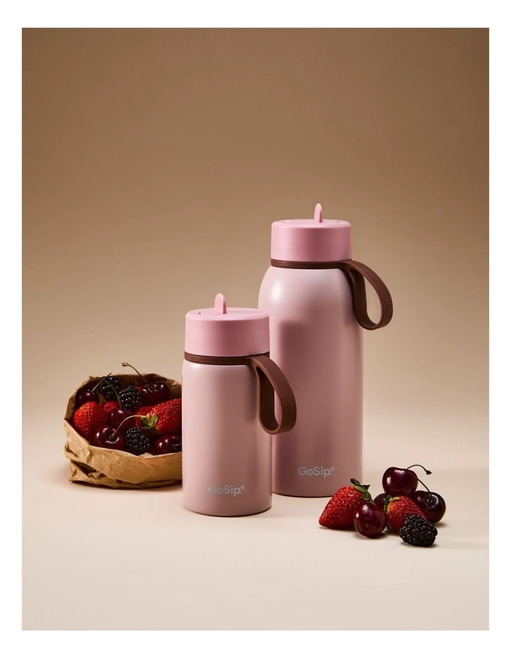 salt&pepper Gosip Ceramic Bottle 350mL in Berry image 7