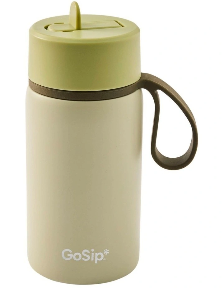 salt&pepper Gosip Ceramic Bottle 350mL in Sage image 2