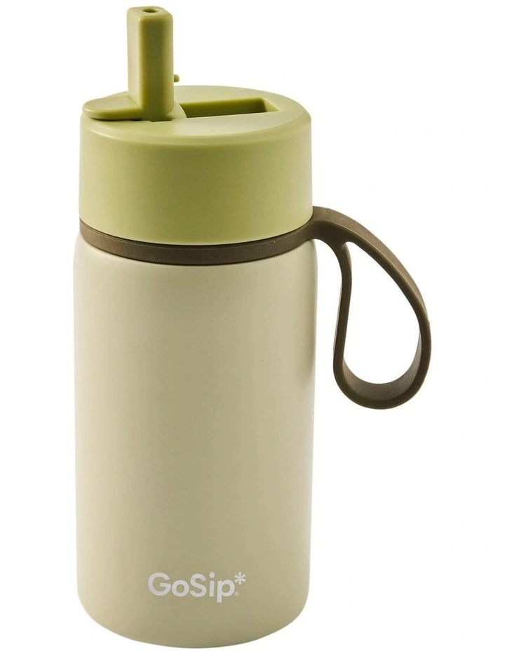 salt&pepper Gosip Ceramic Bottle 350mL in Sage image 3