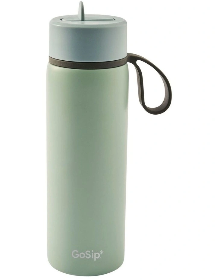 salt&pepper Gosip Ceramic Bottle 600mL in Sage image 3