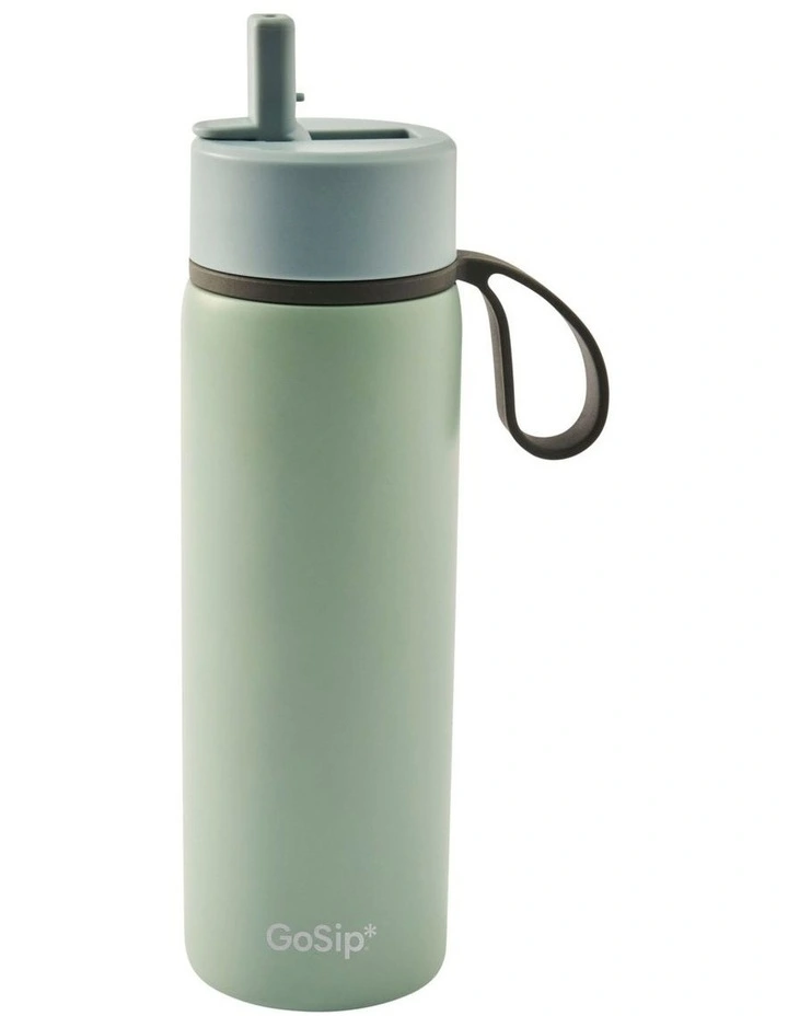 salt&pepper Gosip Ceramic Bottle 600mL in Sage image 4