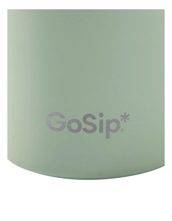 salt&pepper Gosip Ceramic Bottle 600mL in Sage image 6