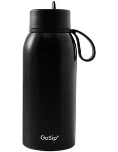 salt&pepper Gosip Chrome Bottle 1L in Gunmetal