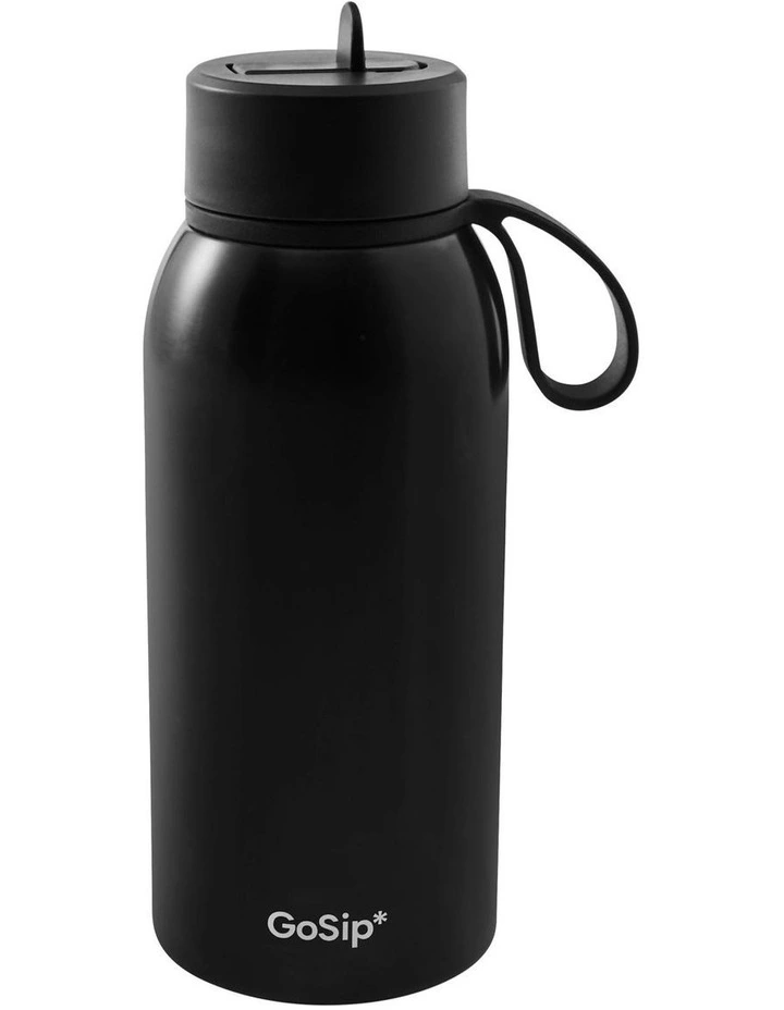 salt&pepper Gosip Chrome Bottle 1L in Gunmetal image 2