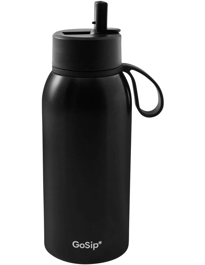 salt&pepper Gosip Chrome Bottle 1L in Gunmetal image 3