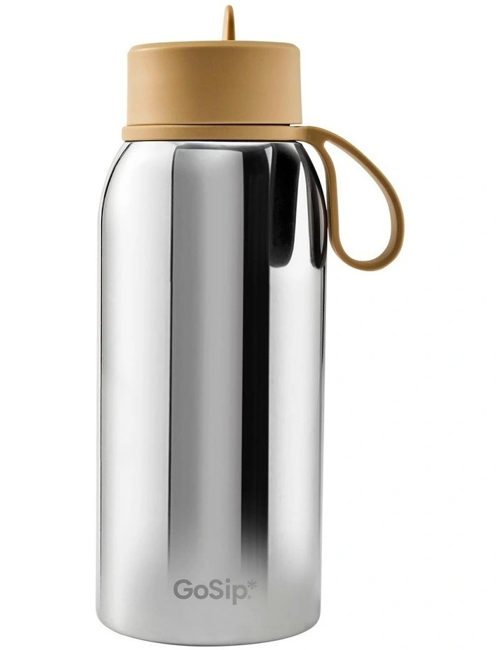 salt&pepper Gosip Chrome Bottle 1L in Silver image 1