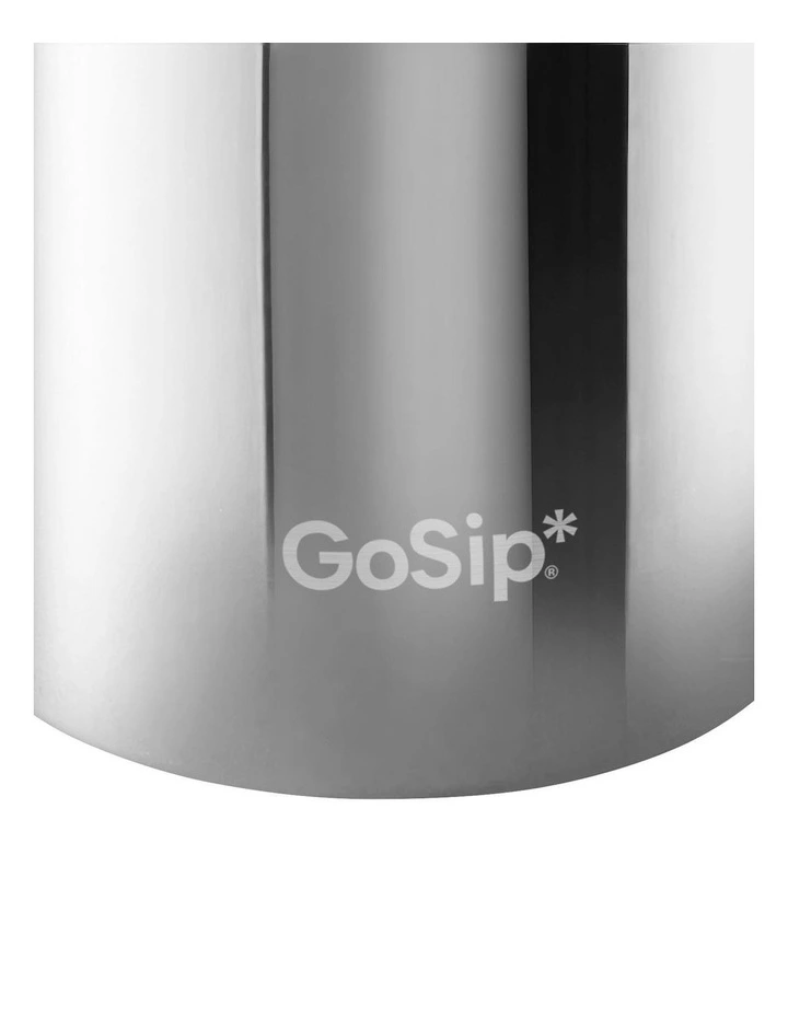 salt&pepper Gosip Chrome Bottle 1L in Silver image 6