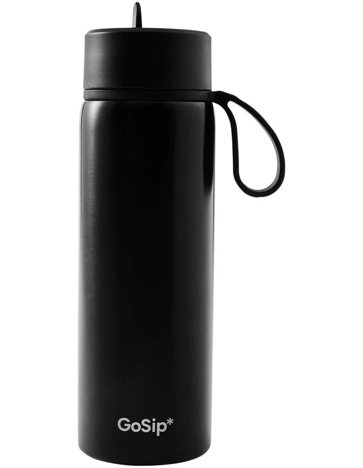 salt&pepper Gosip Chrome Bottle 600mL in Gunmetal image 1