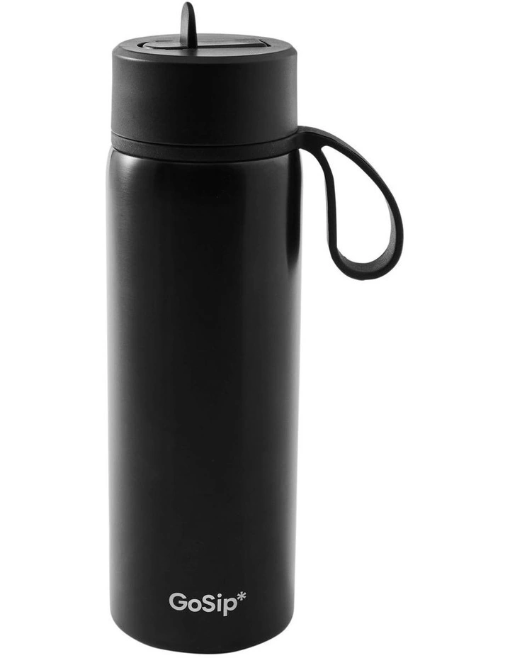 salt&pepper Gosip Chrome Bottle 600mL in Gunmetal image 2