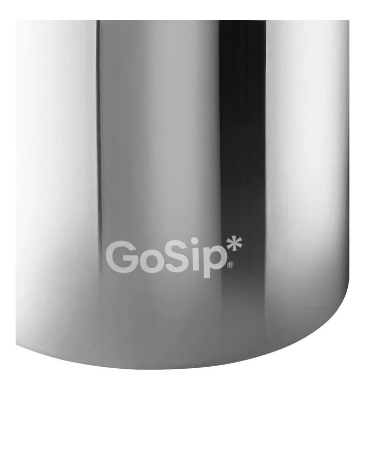 salt&pepper Gosip Chrome Bottel 600mL in Silver image 5