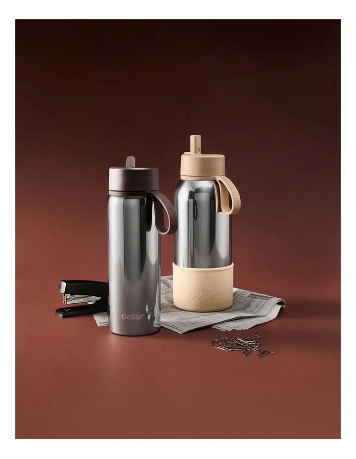 salt&pepper Gosip Chrome Bottel 600mL in Silver image 6