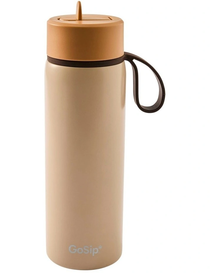 salt&pepper Gosip Drink Bottle 600mL in Beige image 2
