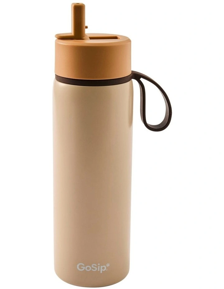 salt&pepper Gosip Drink Bottle 600mL in Beige image 3