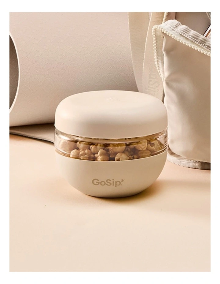 salt&pepper Gosip Food Jar 480mL in Ecru image 6