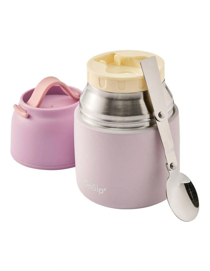 salt&pepper Gosip SS Food Jar 500mL in Lilac image 3