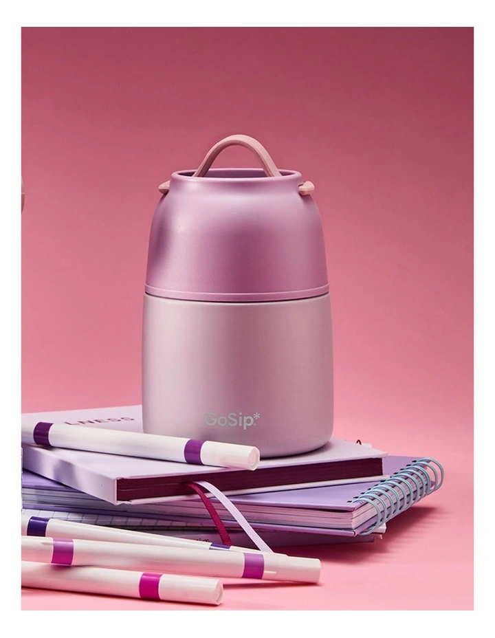salt&pepper Gosip SS Food Jar 500mL in Lilac image 7