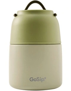 salt&pepper Gosip SS Food Jar 500mL in Sage