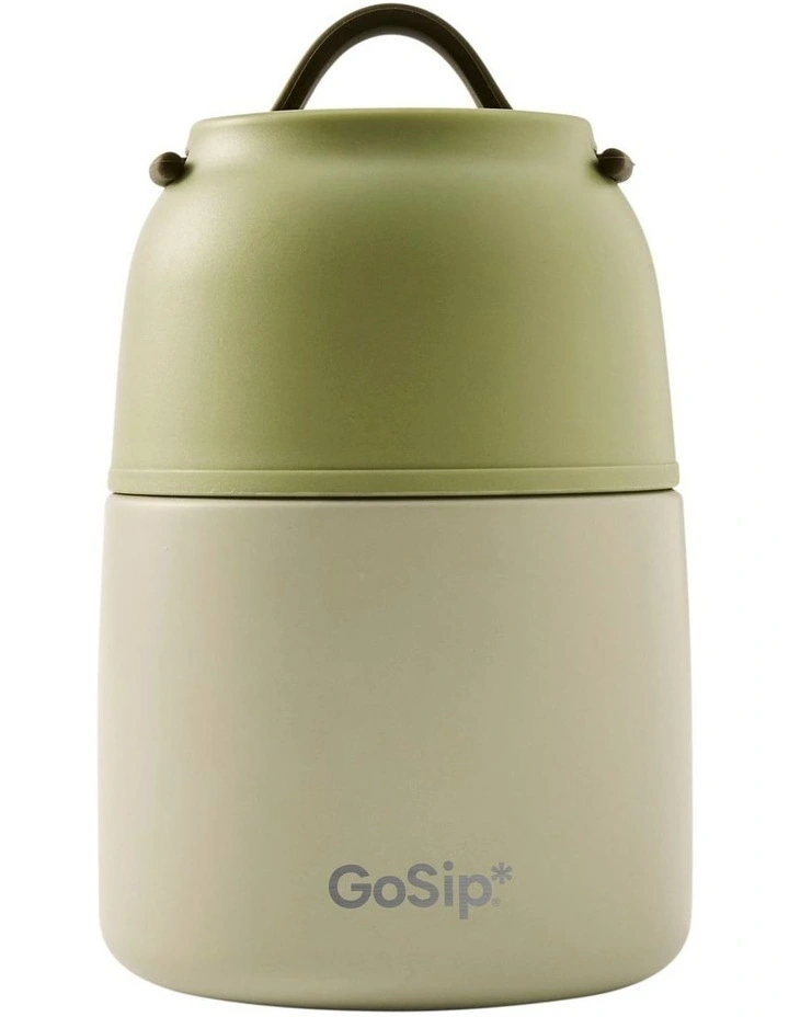 salt&pepper Gosip SS Food Jar 500mL in Sage image 1