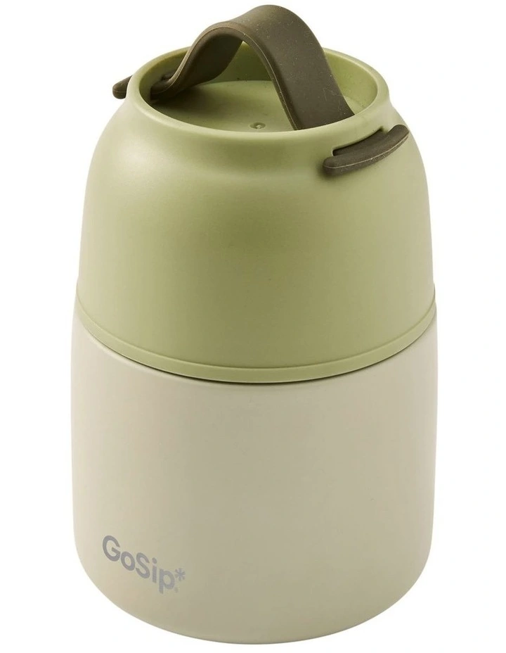 salt&pepper Gosip SS Food Jar 500mL in Sage image 2