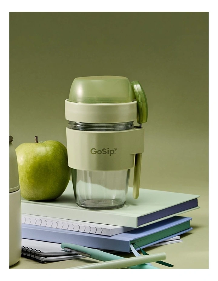 salt&pepper Gosip Stack Cup 320mL in Sage image 6