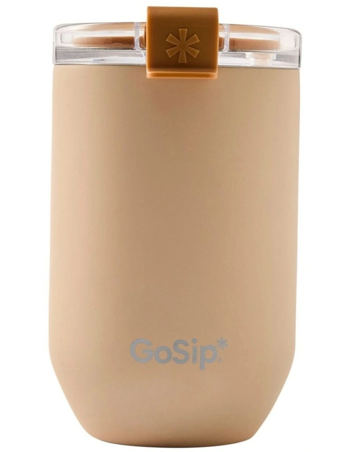 salt&pepper Gosip Travel Cup 350mL in Beige image 1