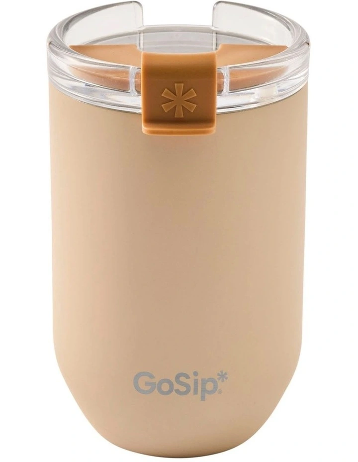 salt&pepper Gosip Travel Cup 350mL in Beige image 2