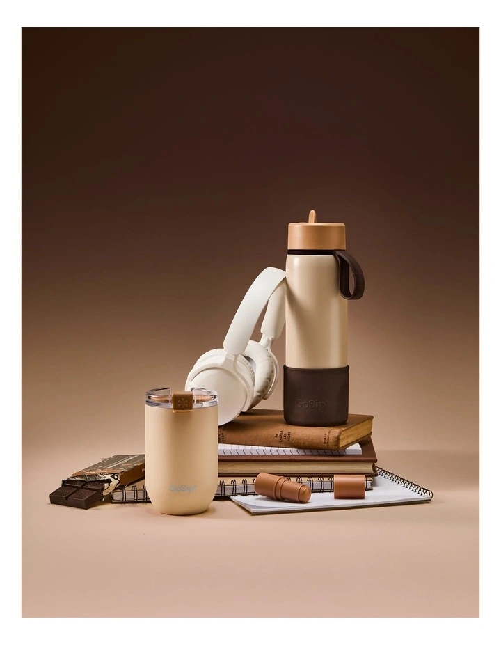 salt&pepper Gosip Travel Cup 350mL in Beige image 7