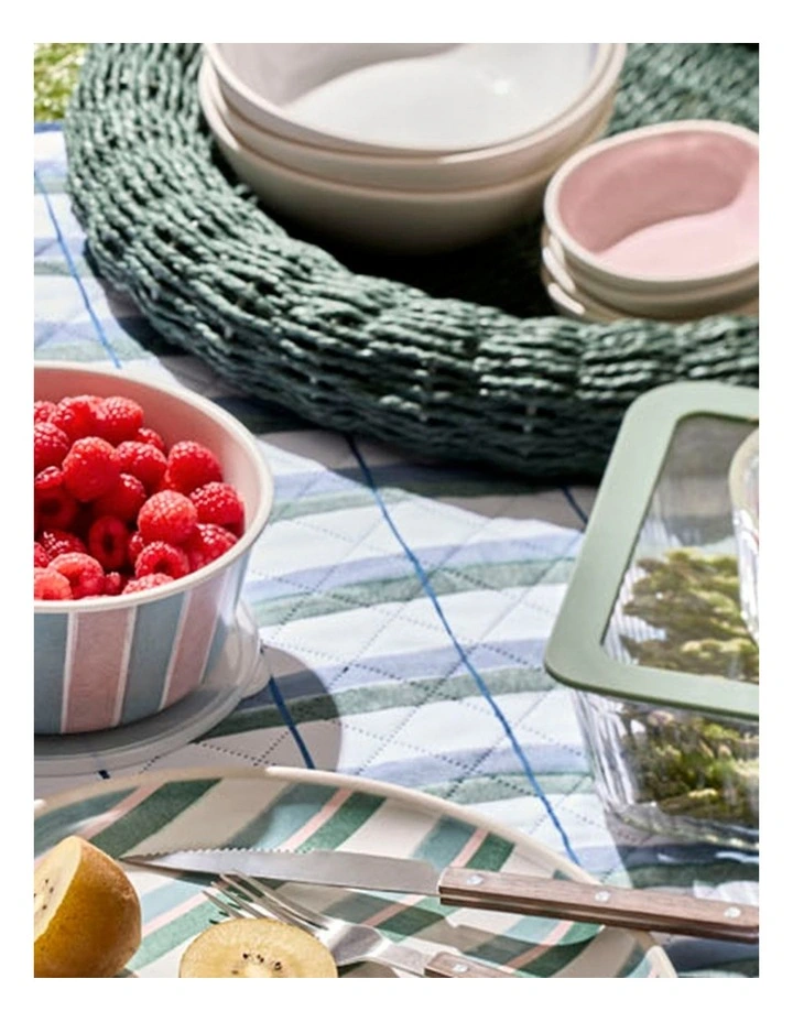 salt&pepper Sienna Woven Tray 43cm in Sea Green image 6