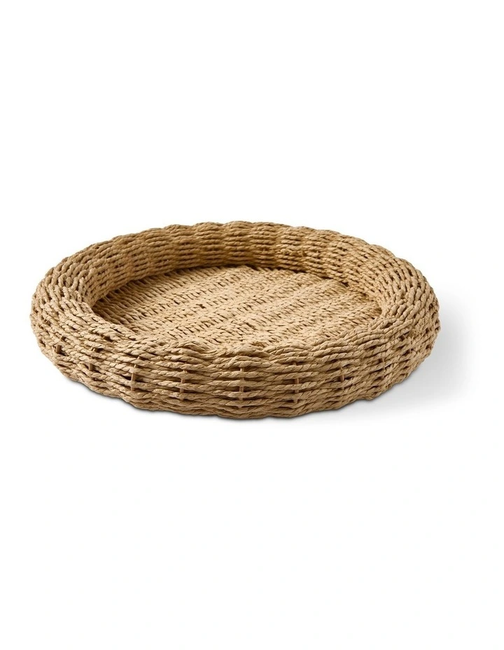 salt&pepper Sienna Woven Tray 43cm in Natural image 1