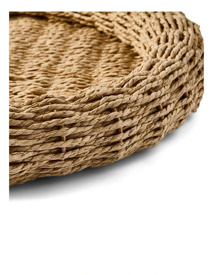 salt&pepper Sienna Woven Tray 43cm in Natural image 4