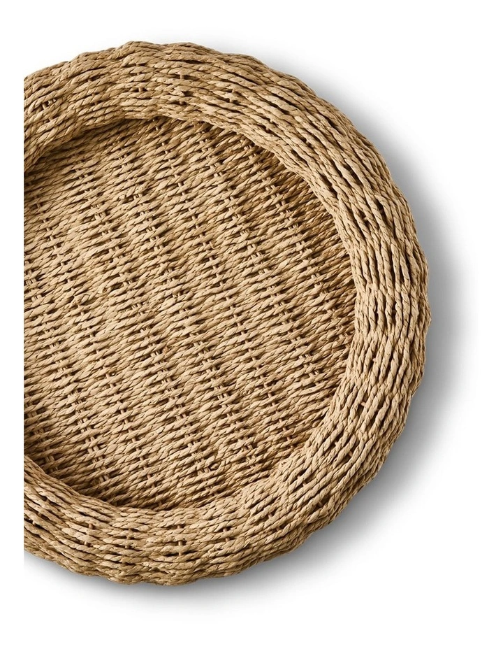 salt&pepper Sienna Woven Tray 43cm in Natural image 5