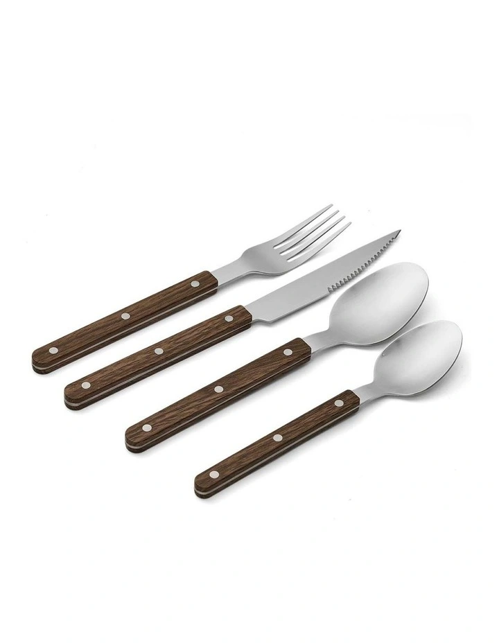 salt&pepper Sienna Cutlery Set - 16 Piece in Natural image 3