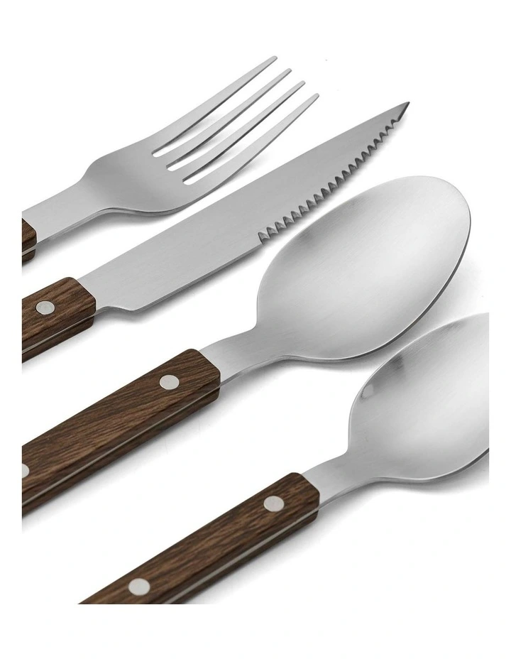 salt&pepper Sienna Cutlery Set - 16 Piece in Natural image 4