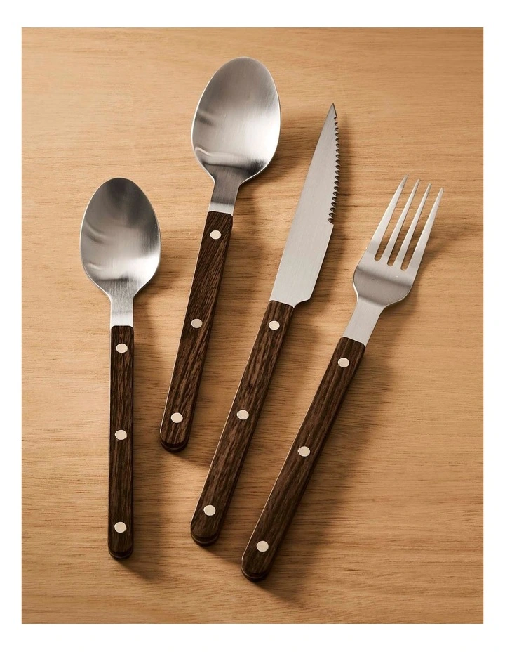 salt&pepper Sienna Cutlery Set - 16 Piece in Natural image 6