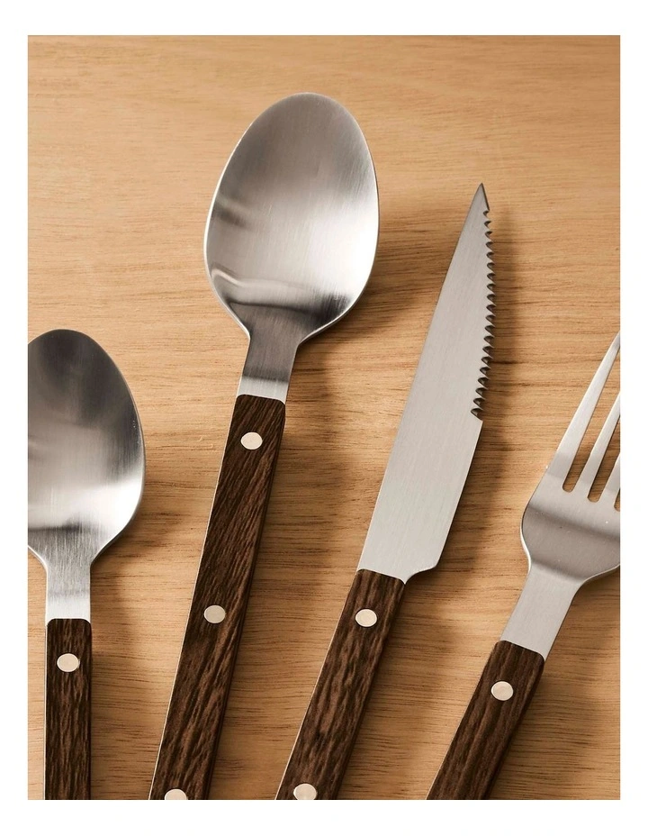 salt&pepper Sienna Cutlery Set - 16 Piece in Natural image 7