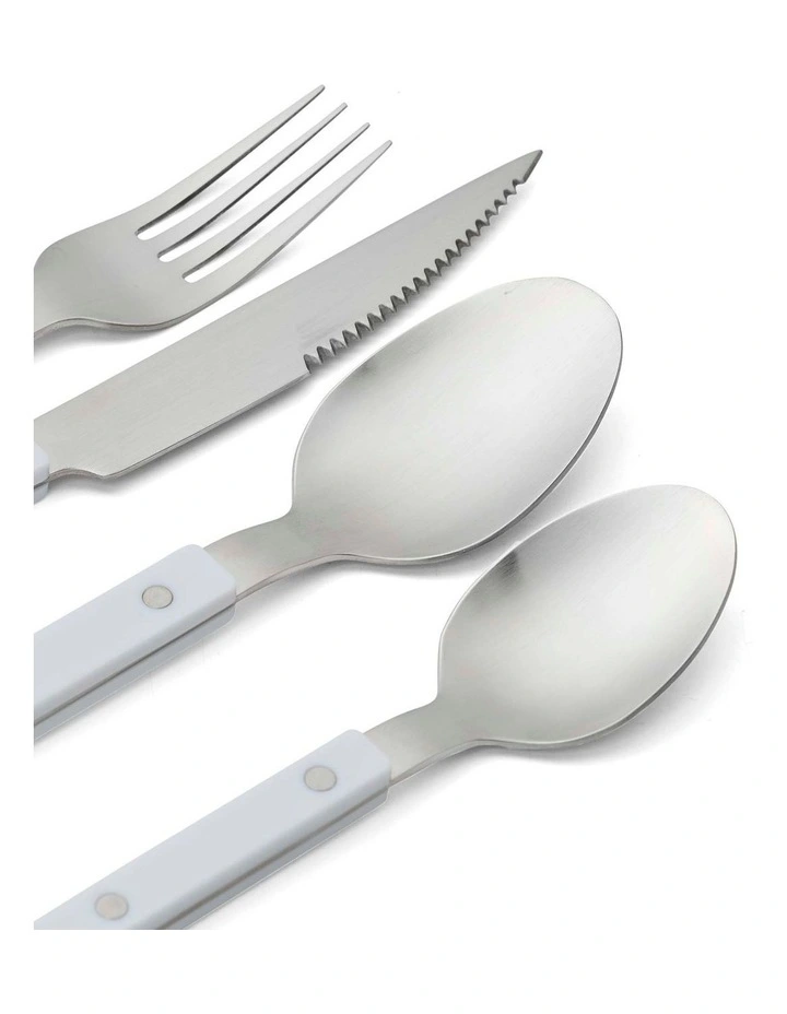 salt&pepper Sienna Cutlery Set - 16 Piece in Snow image 4