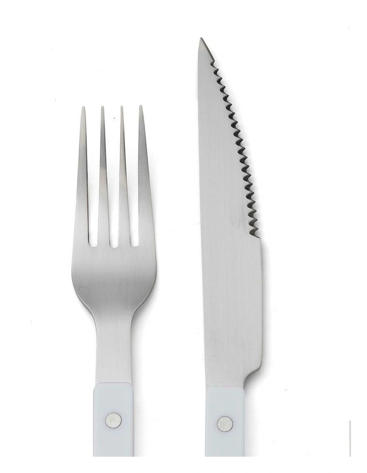 salt&pepper Sienna Cutlery Set - 16 Piece in Snow image 5