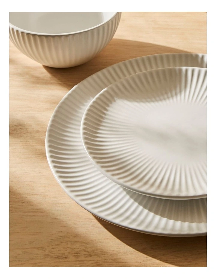 salt&pepper Milo Dinner Plate 27cm in White image 6
